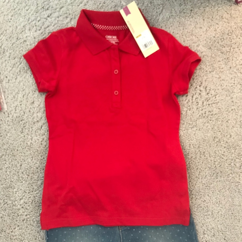 Red uniform Shirts- 6!